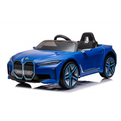 Elektrická autíčko  BMW I4 - modré